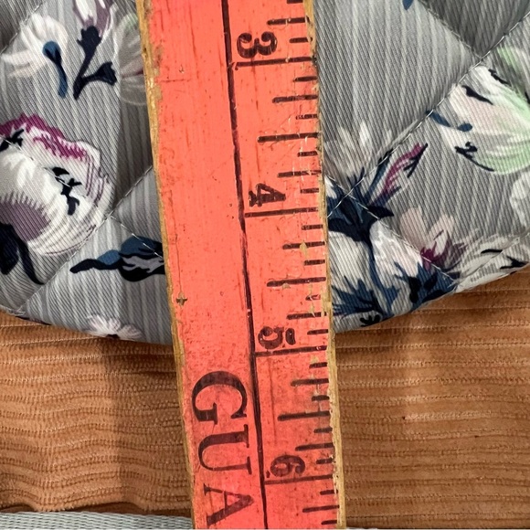 Vera Bradley Gray Silver Twill Quilted Belt Bag Park Stripe Adjust Fanny Pack - Picture 11 of 11